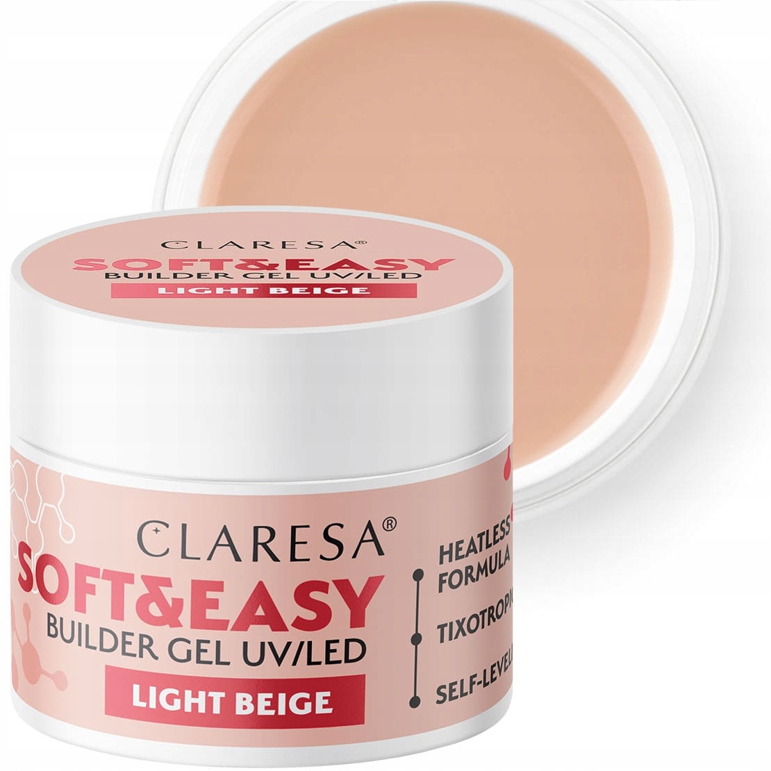 Claresa Soft&Easy Żel Light Beige 45g