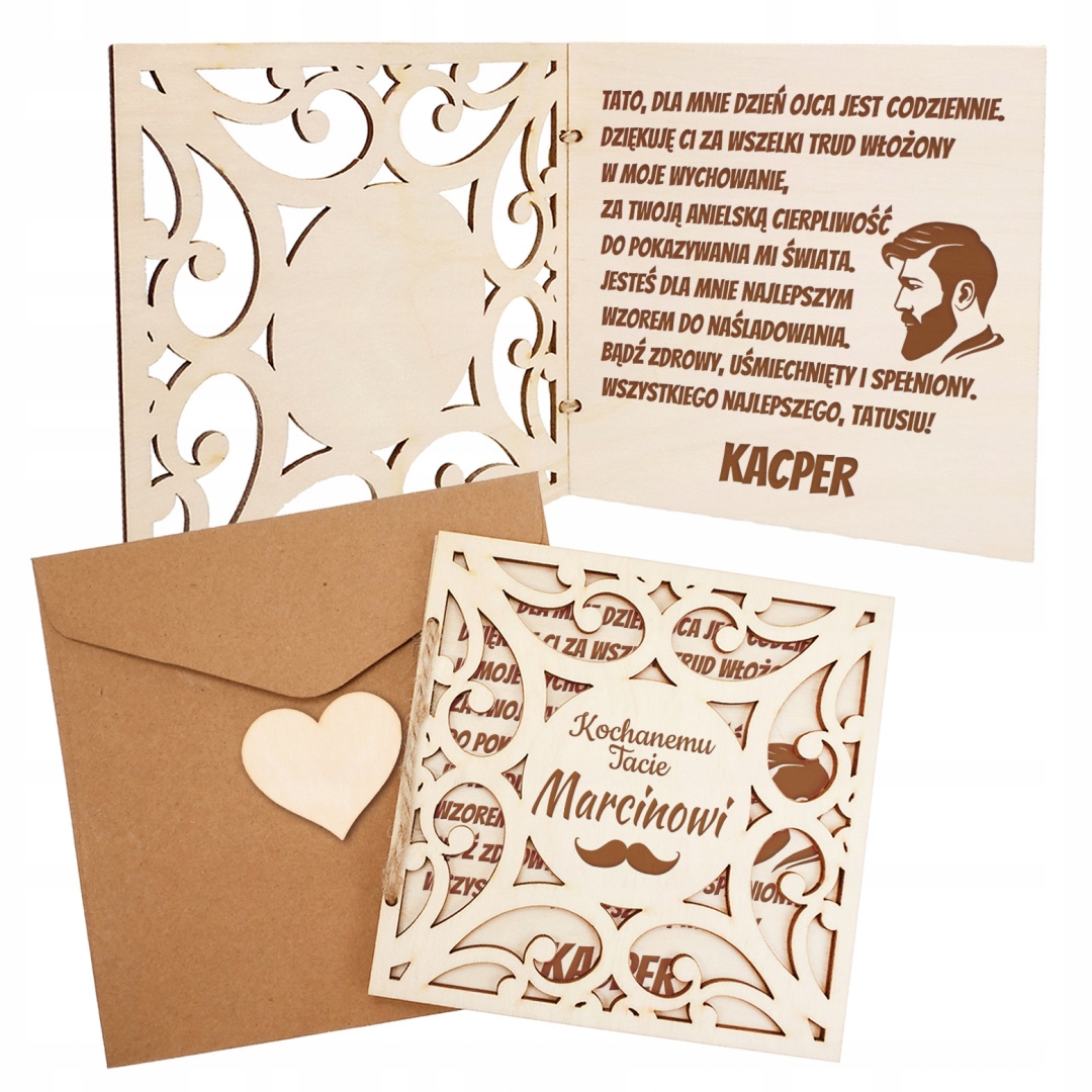 

dla Taty Upominek na dzień Ojca Kartka