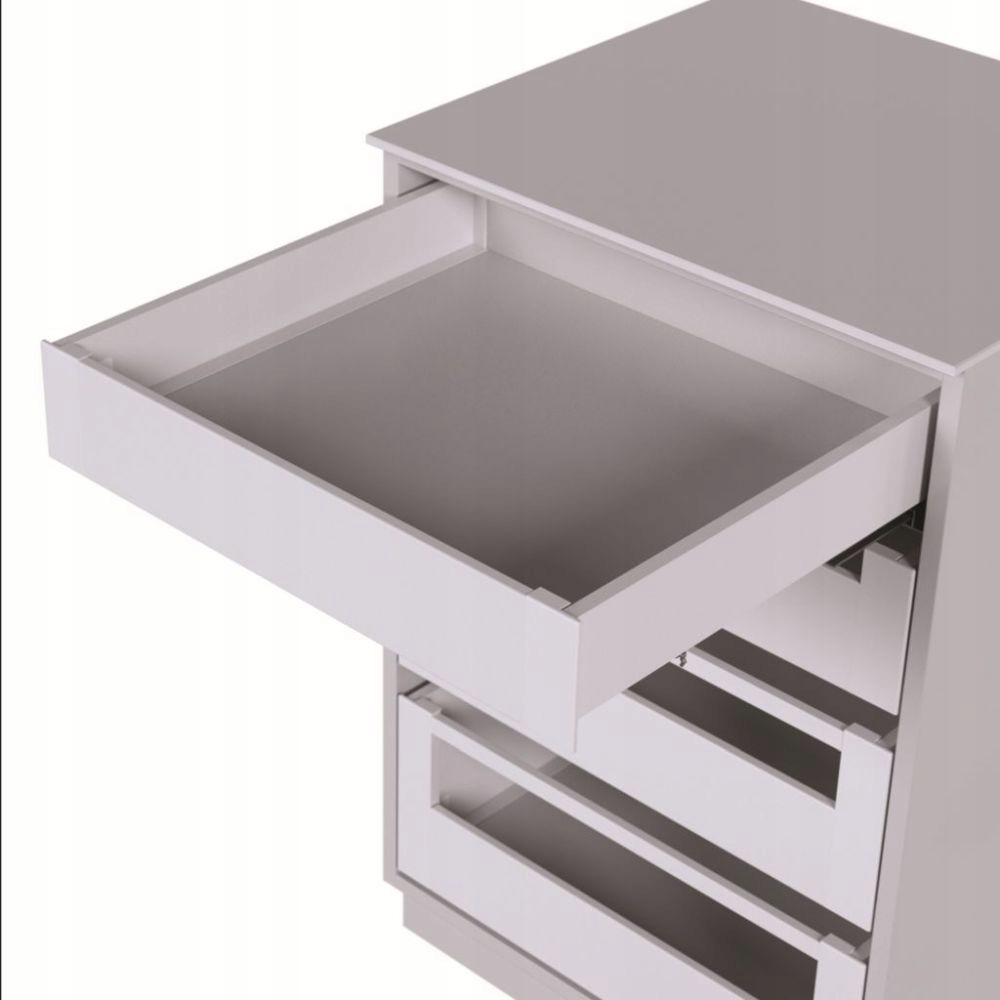 Rejs Szuflada cienkościenna Ultrabox L-550 H-86 niska wew. biała