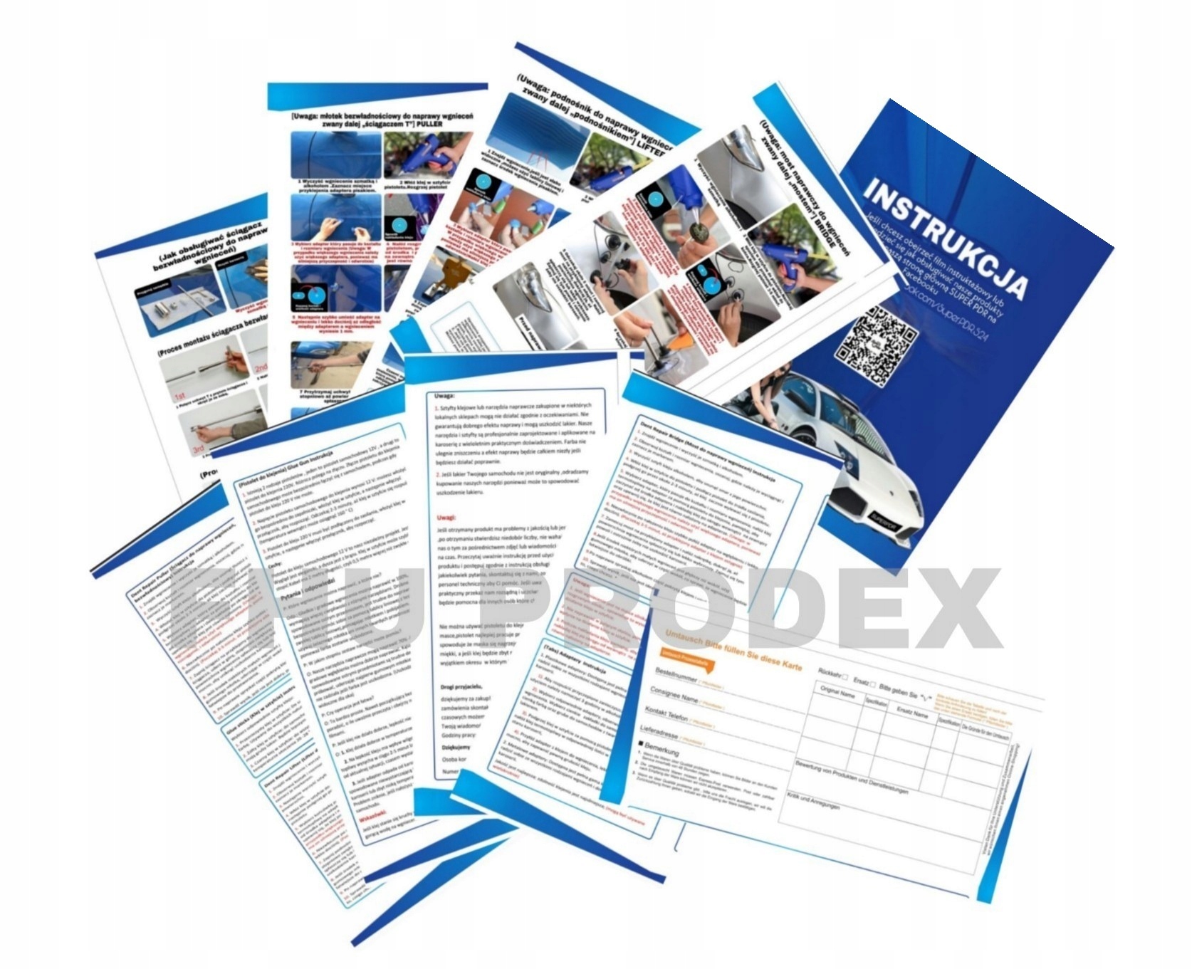 MŁOTEK BEZWŁASNOŚCIOWY USUWANIA WGNIECEŃ KAROSERII Marka Super PDR