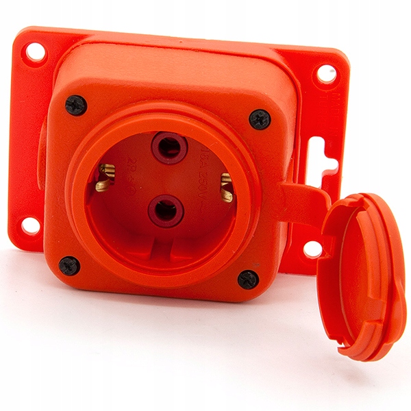 

Gniazdo Pojedyncze Gumowe Do Przedłużacza 230V