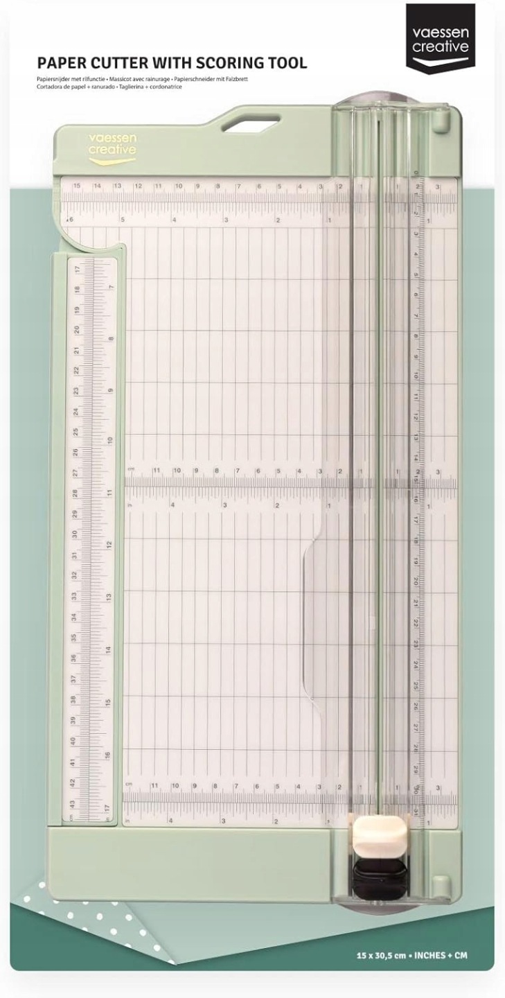 Vaessen Creative Trymer i tablica punktowa 15x30cm do scrapbookingu