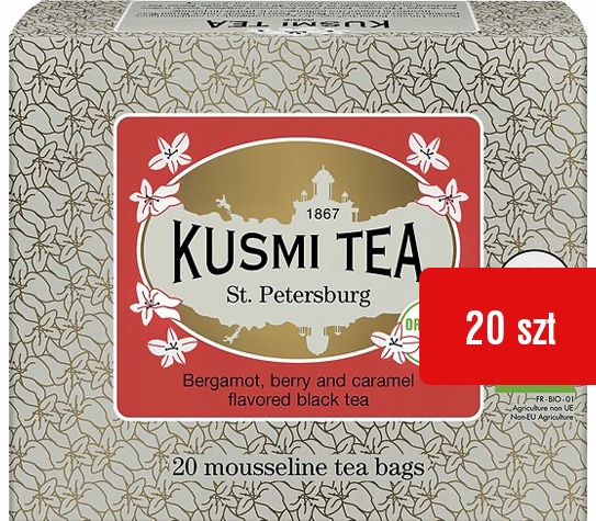 Levně St. Petersburg Kusmi Tea sáčky 20 ks čaj Černý s karamelem
