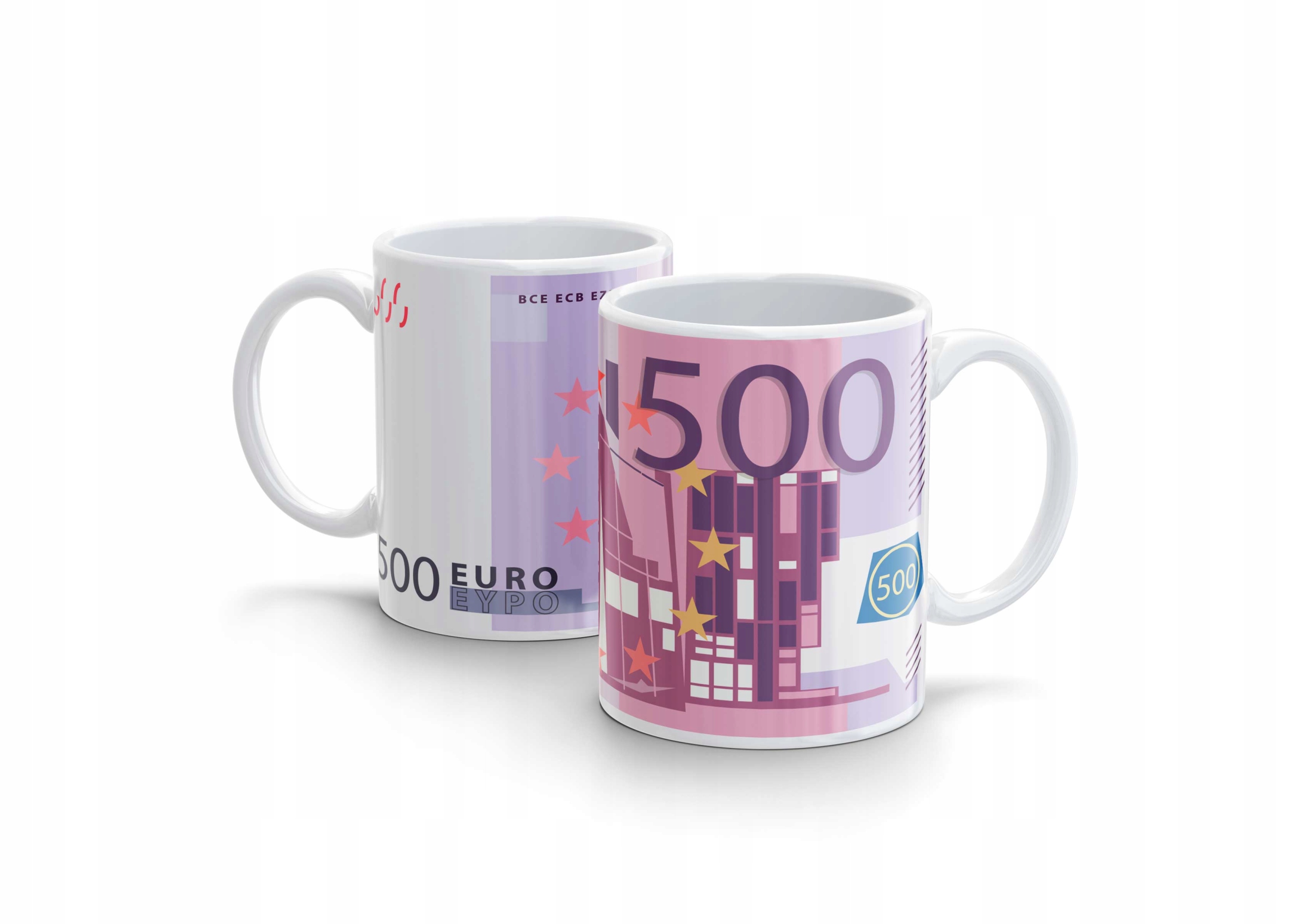 

Kubek I love money Dolary Złotówki Euro Pieniądze