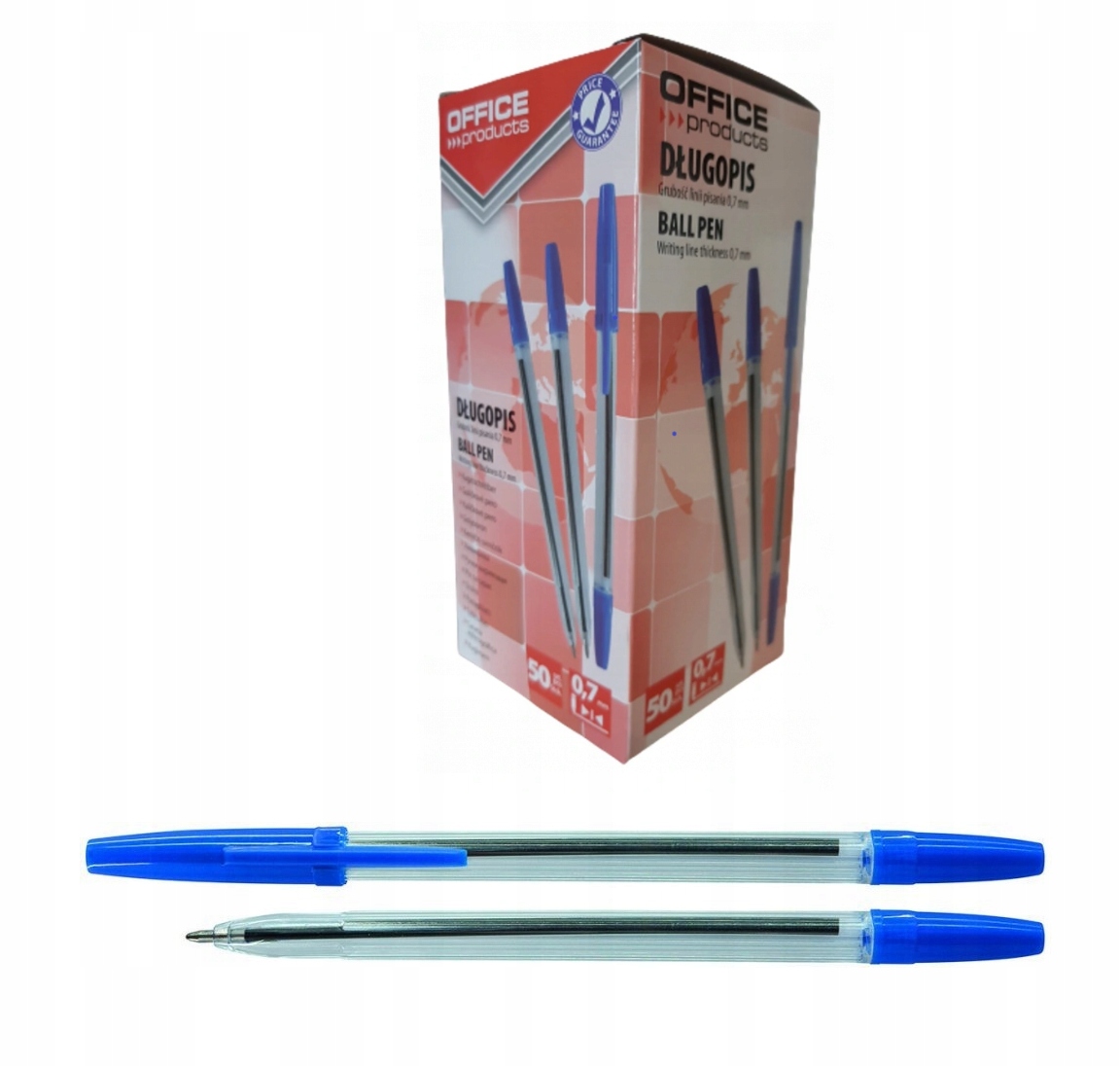 

Długopis Office Products 1.0mm niebieski x 50