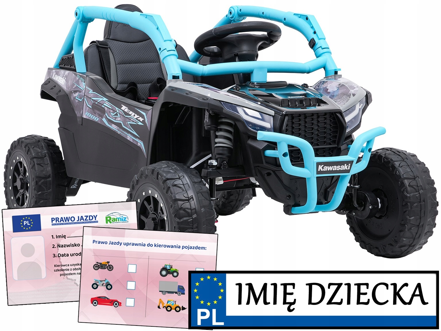 autko na akumulator pilot Buggy Kawasaki Teryx KRX1000 jeździk elektryk