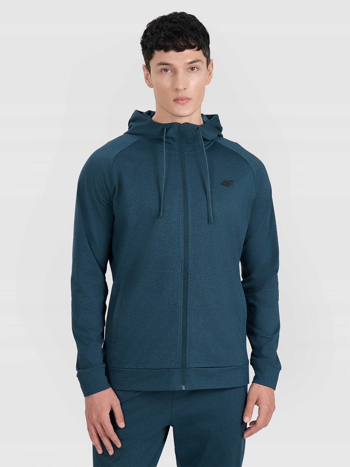 4F Tepláková mikina Tmavě modrá M