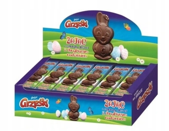 Levně 30x 29g Goplana Grześki figurka čokoládového zajíce Karton