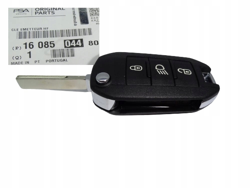 Klucz Oryginał Peugeot 2008,2008,308,3008 1608504480