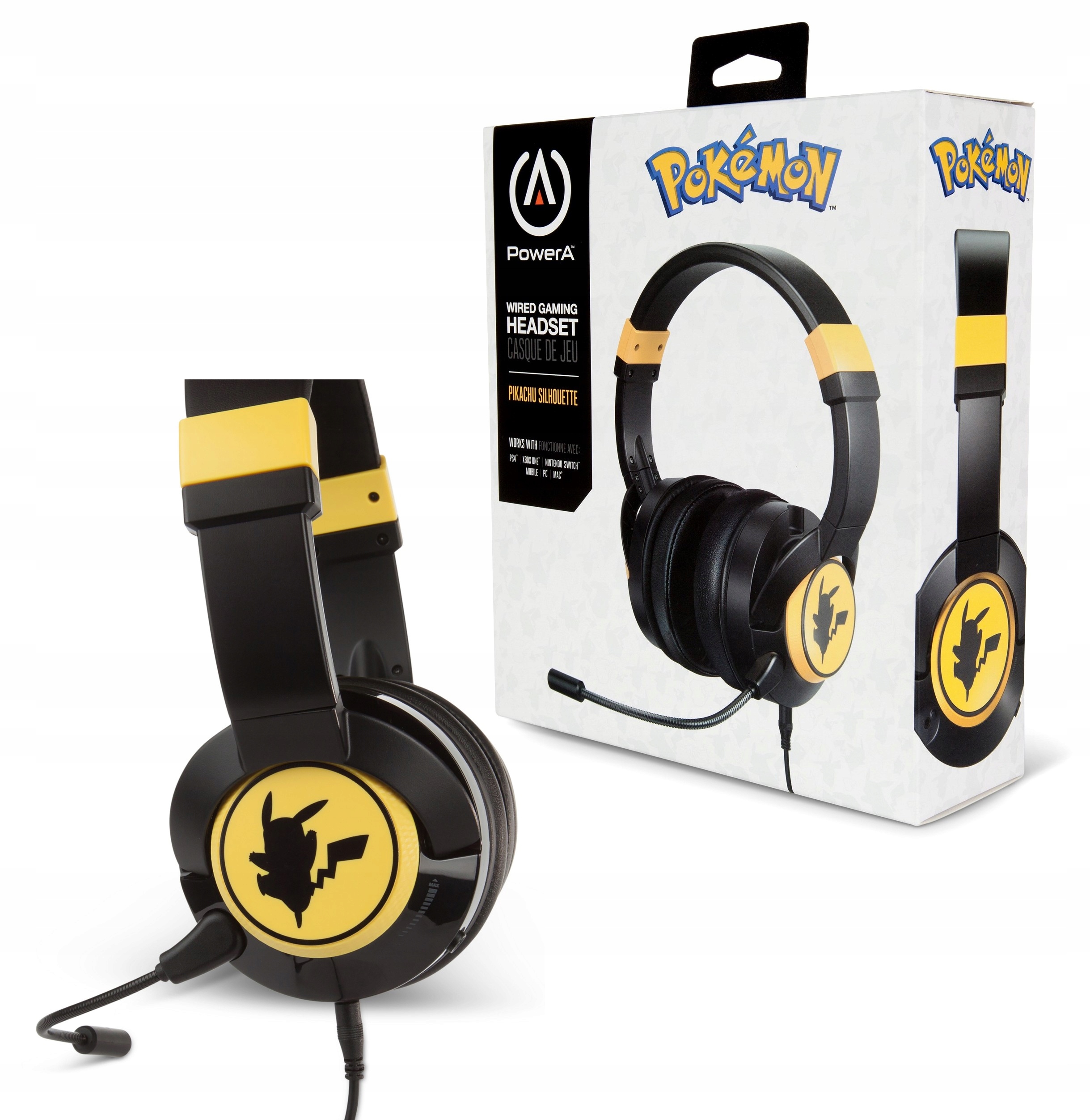 

PowerA Słuchawki Switch Pokemon Pikachu Silhouette