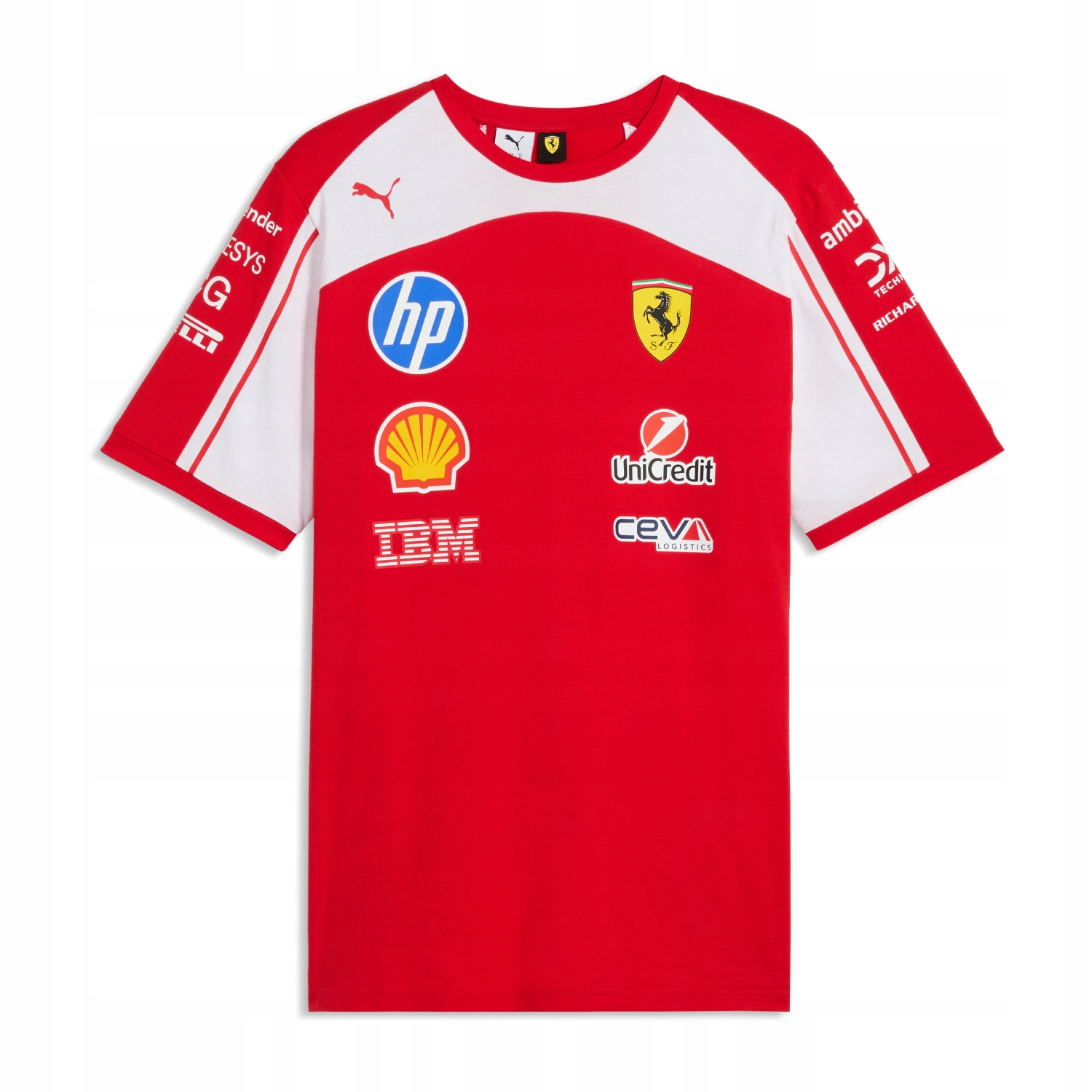 Tričko pánské tričko Team Scuderia Ferrari F1 2026 (XL)