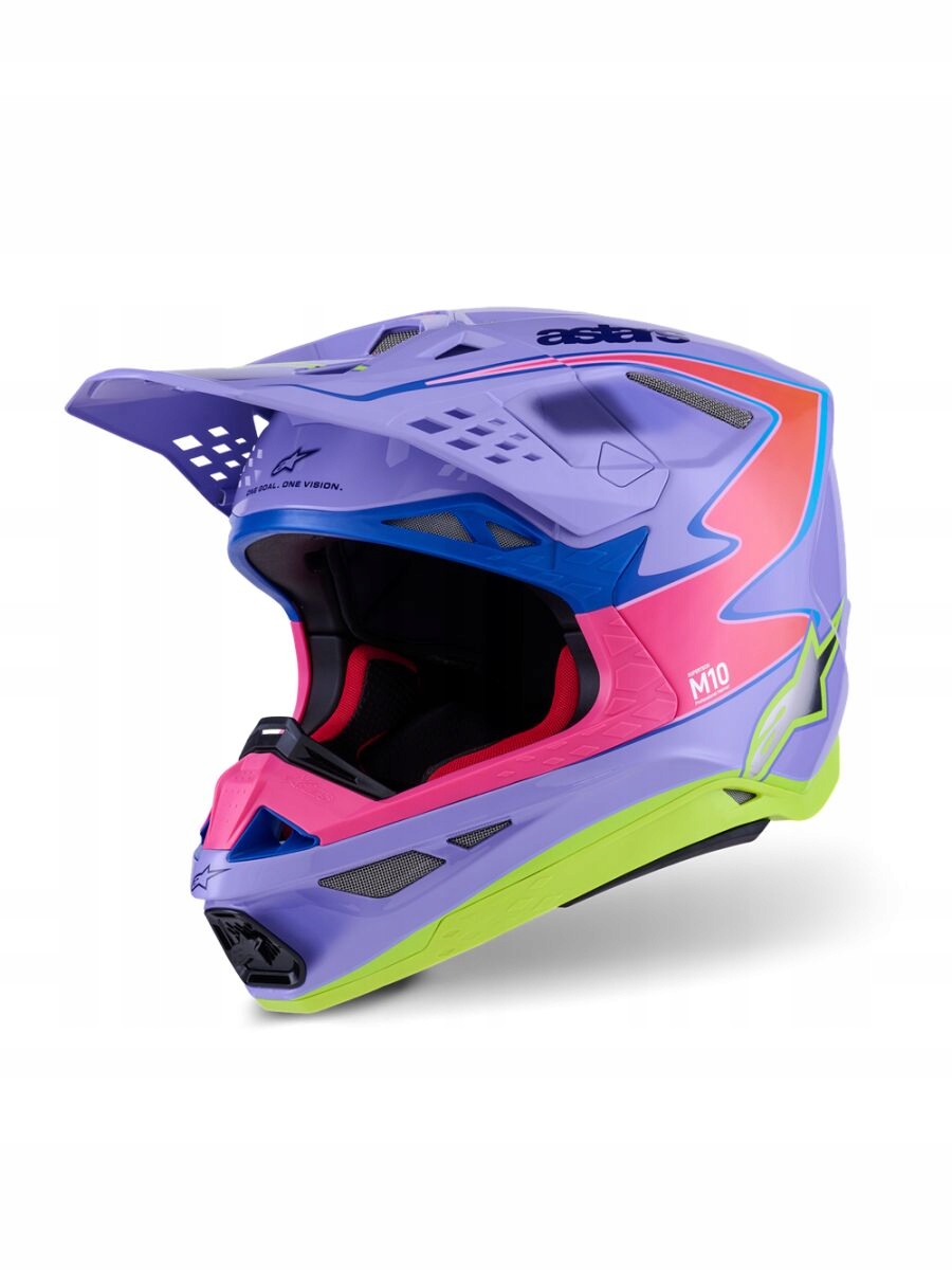 Crossová Prilba Alpinestars Supertech M10 Jett Purple/pink M