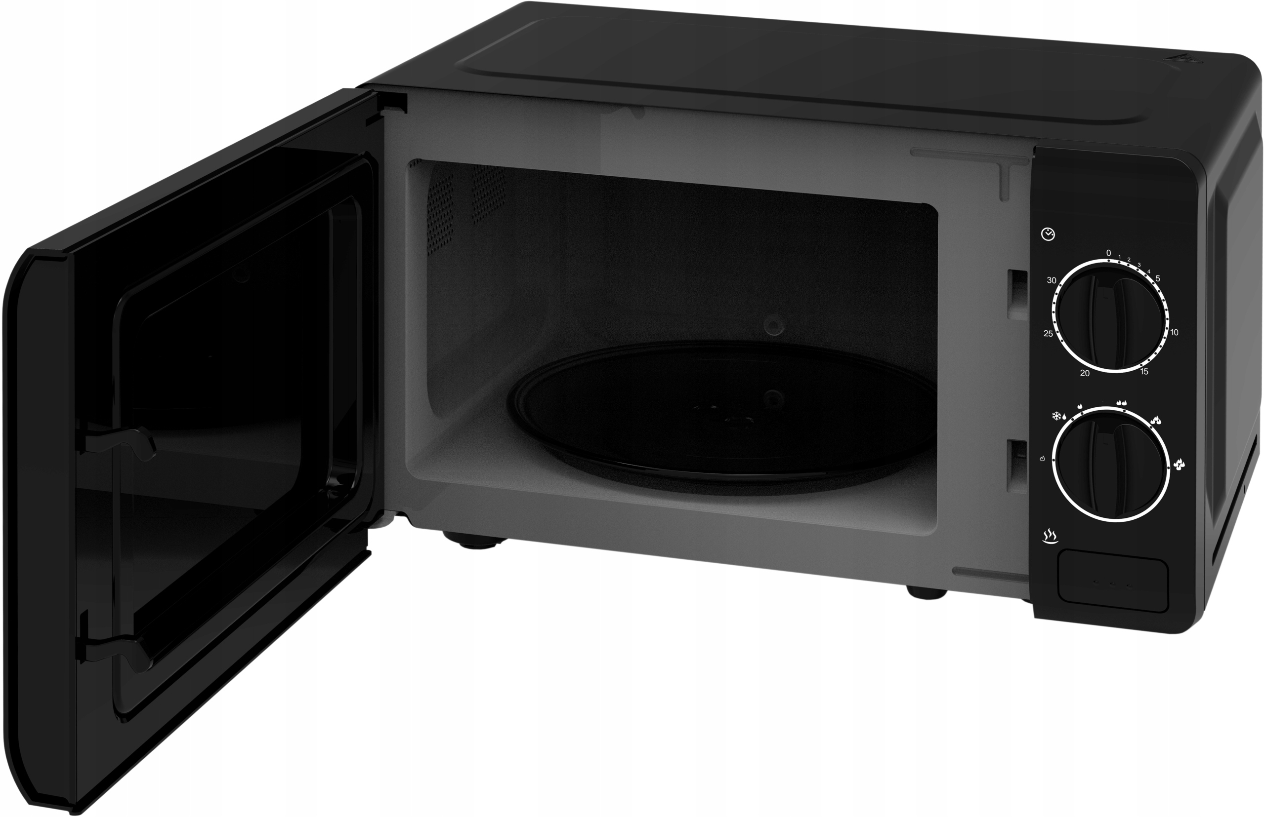 CZARNA KUCHENKA MIKROFALOWA MIKROFALÓWKA MIKROFALA UD TIMER 700W 20l LITRÓW Marka inna