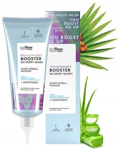 So!Flow WCIERKA do WŁOSÓW i SKÓRY GŁOWY przeciw WYPADANIU WZROST WŁOSÓW