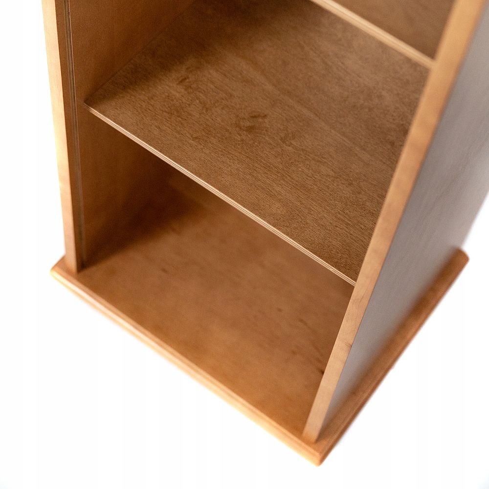 Szafka Retro na płyty winylowe, szelakowe i dokumenty A4 Szerokość mebla 46 cm