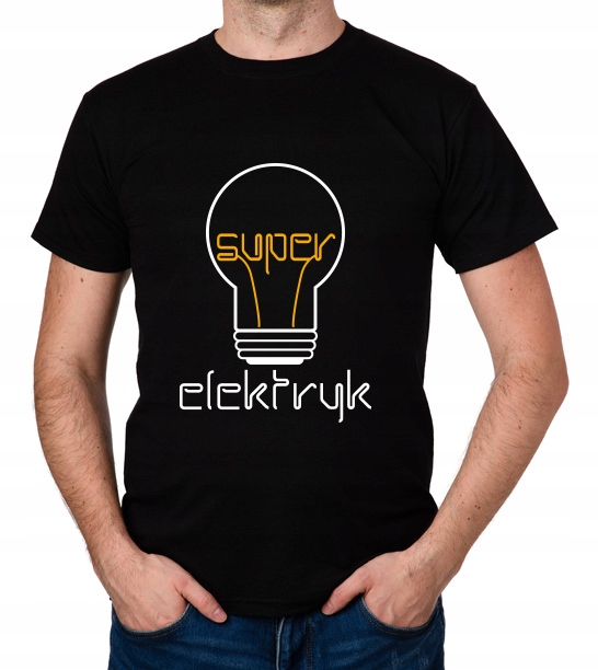 

koszulka Super Elektryk Elektryka Pomysł prezent