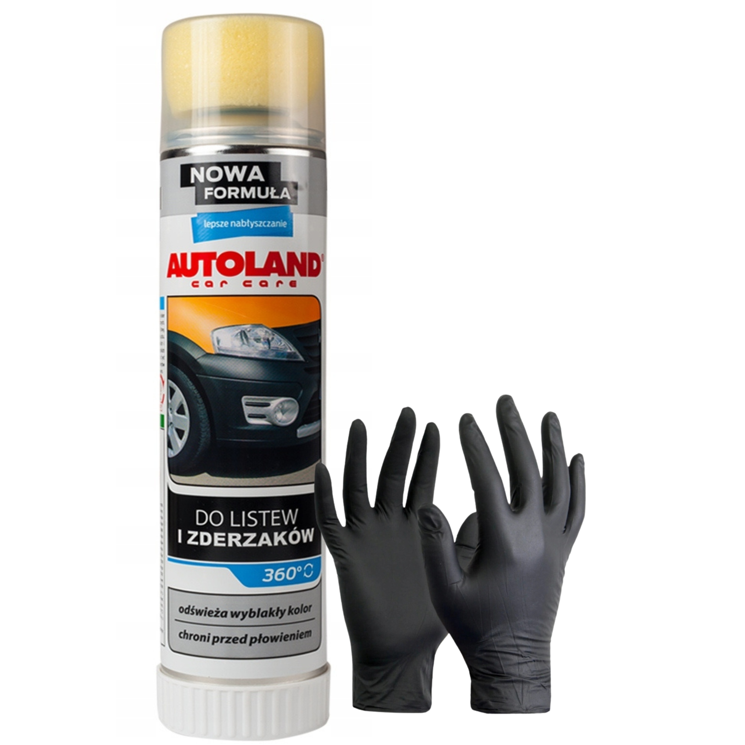 Środek do listew i zderzaków Autoland 400ml PRZYWRACA CZERŃ BEZPIECZNY