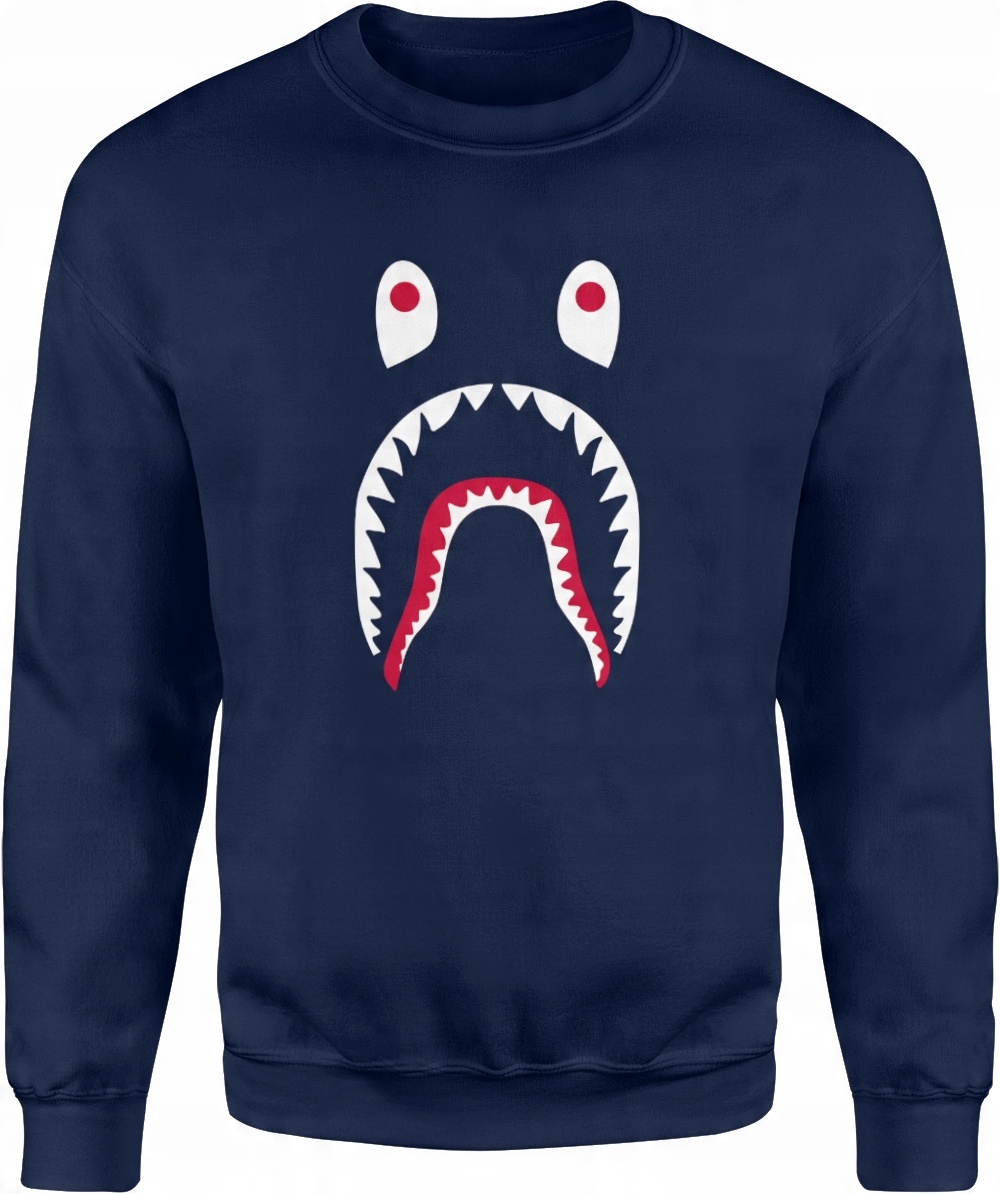 

Męska Bluza Bawełniana Bape Shark Rozmiar S