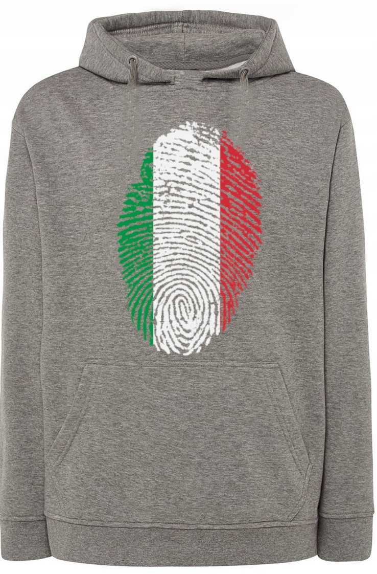 Itálie Vlajka Otisk Pánská Mikina Módní r.XS