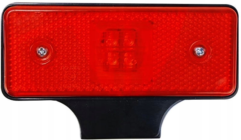 LAMPA OBRYSOWA DIODOWA LED OBRYSÓWKA 12/24V CZERWONA