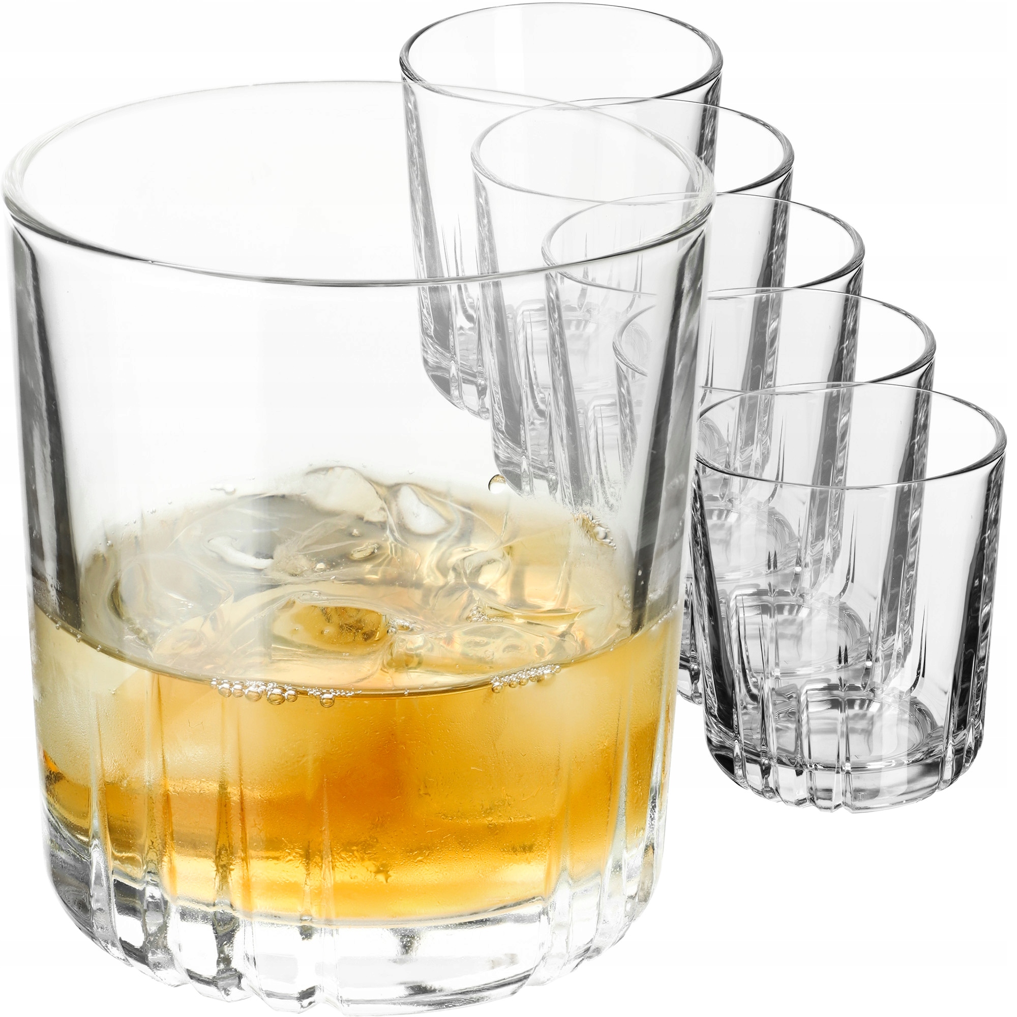 

Szklanki 280ml Zestaw Szklanek 6szt Do Whisky Soku