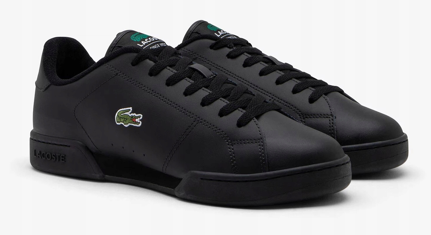 Boty Lacoste Carnaby Cup 125 749SMA003502H černé kožené 44,5