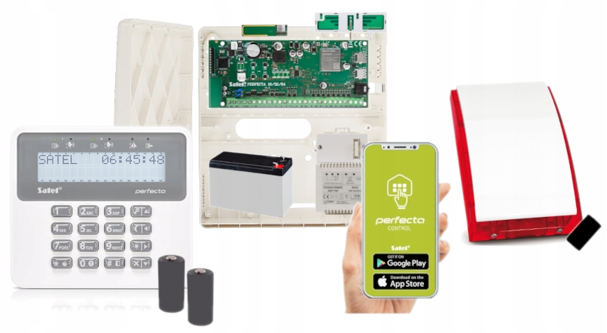 Bezprzewodowy Alarm Perfecta 64 Gsm Satel Syrena