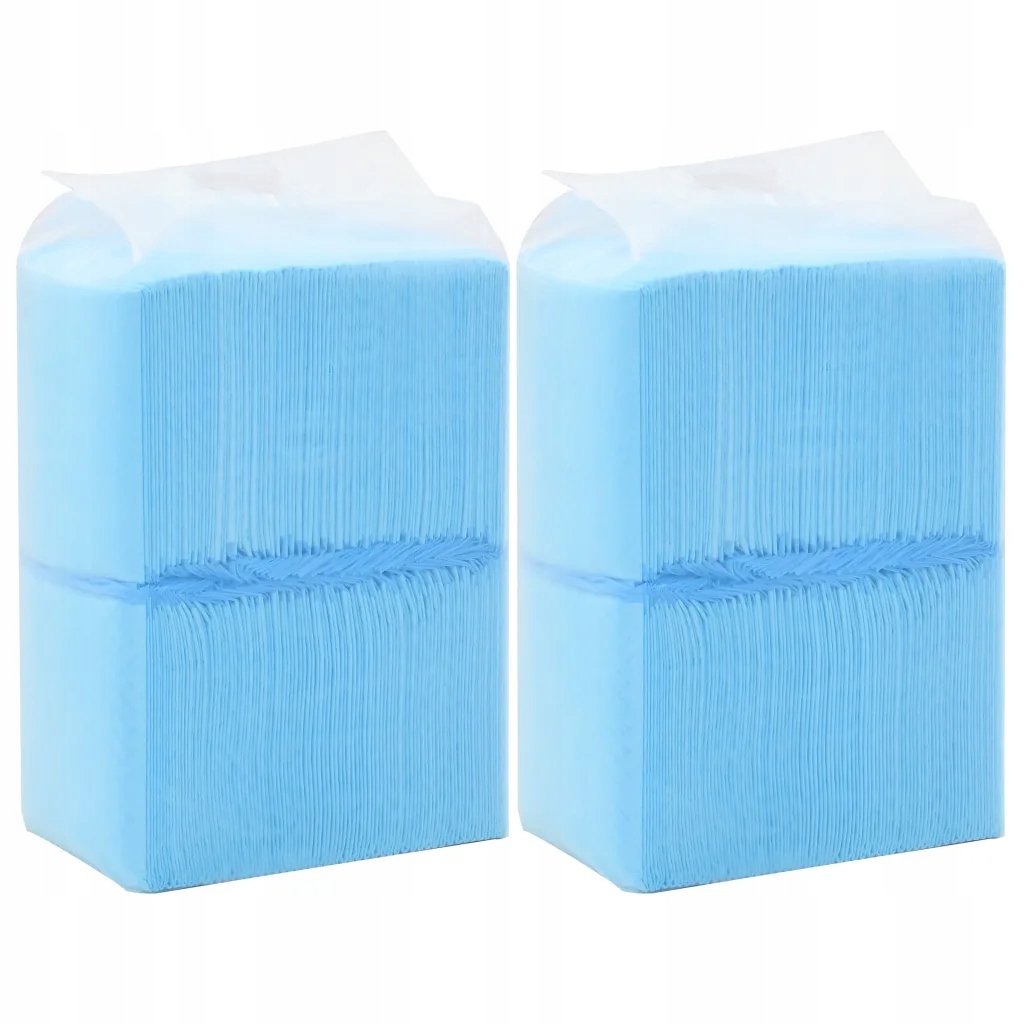 Hygienické podložky pro štěňata 4-vrstvé 45x33 cm modro-bílé