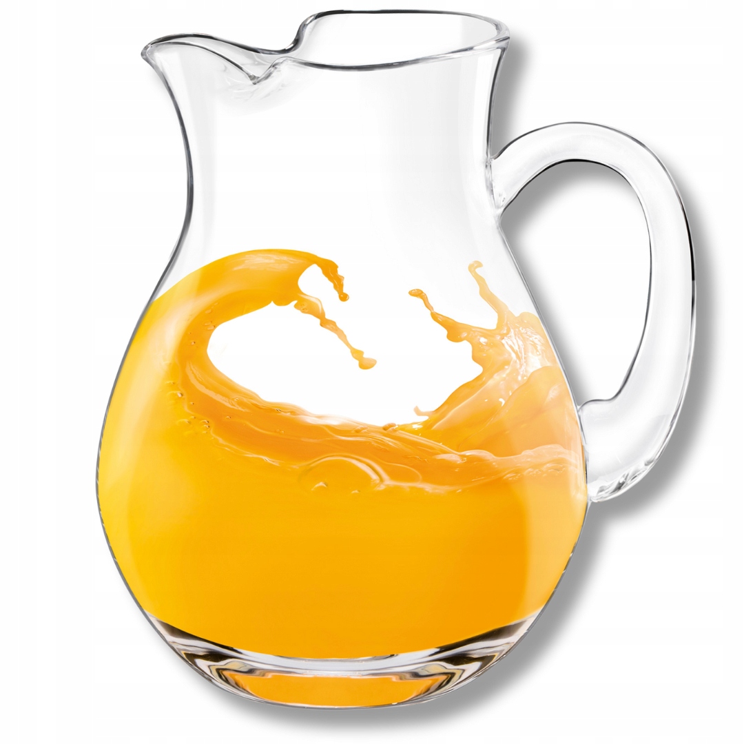 Skleněná konvice na vodu, nápoje, limonádu s rukojetí, 1000 ml Wilmax