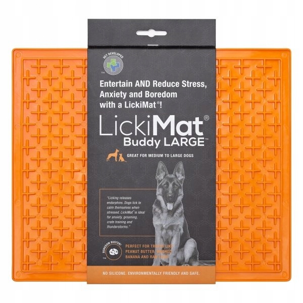 

LickiMat Buddy Large pomarańczowa MataAntystresowa