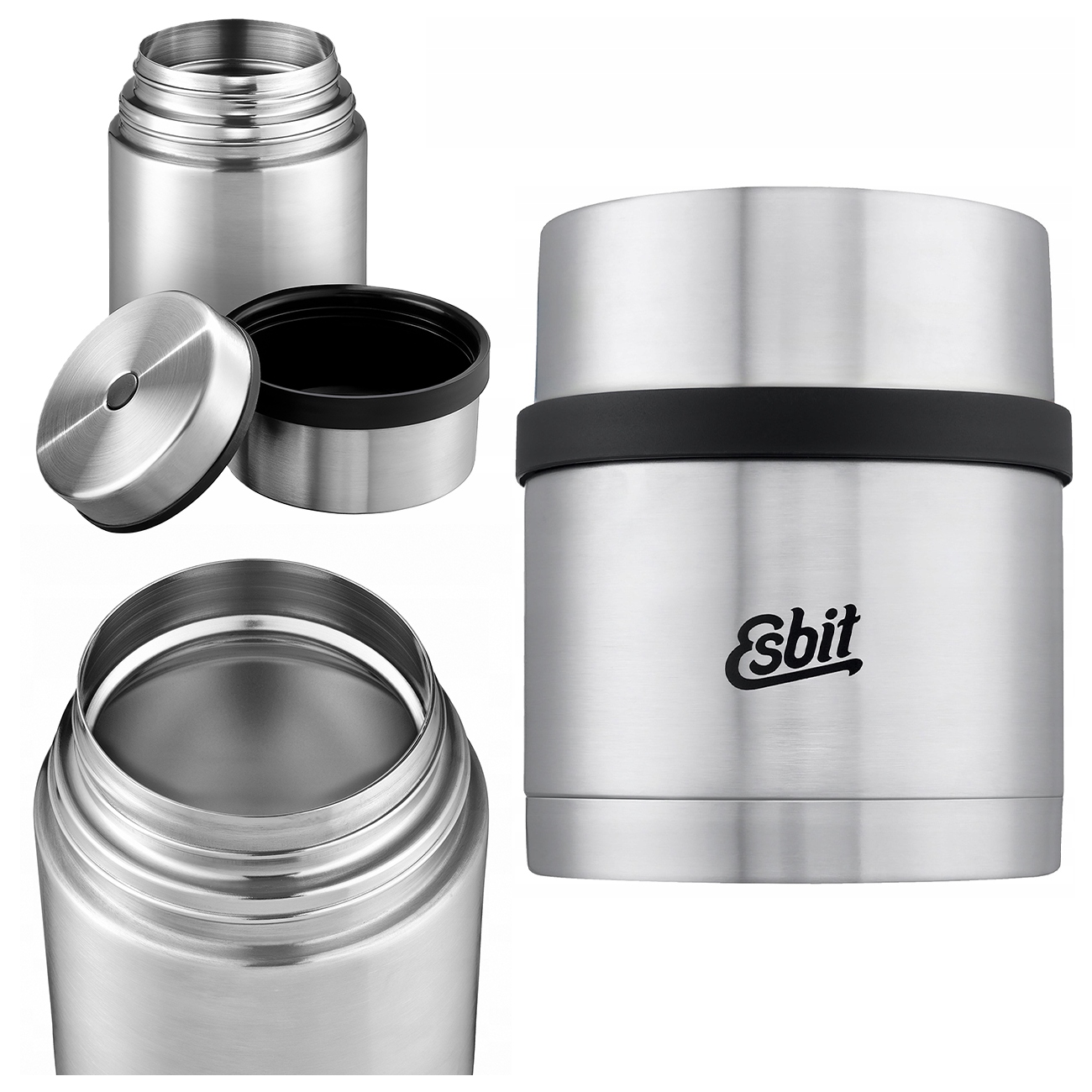 Termos Obiadowy Na Jedzenie Esbit Sculptor Food Jug 0,5L Steel Szkoły Pracy