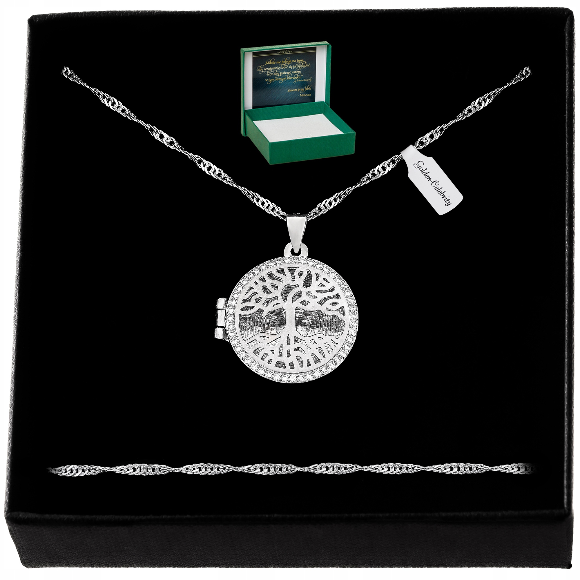 Krásný Náhrdelník Strom Štěstí PR.925 Pro Babičku