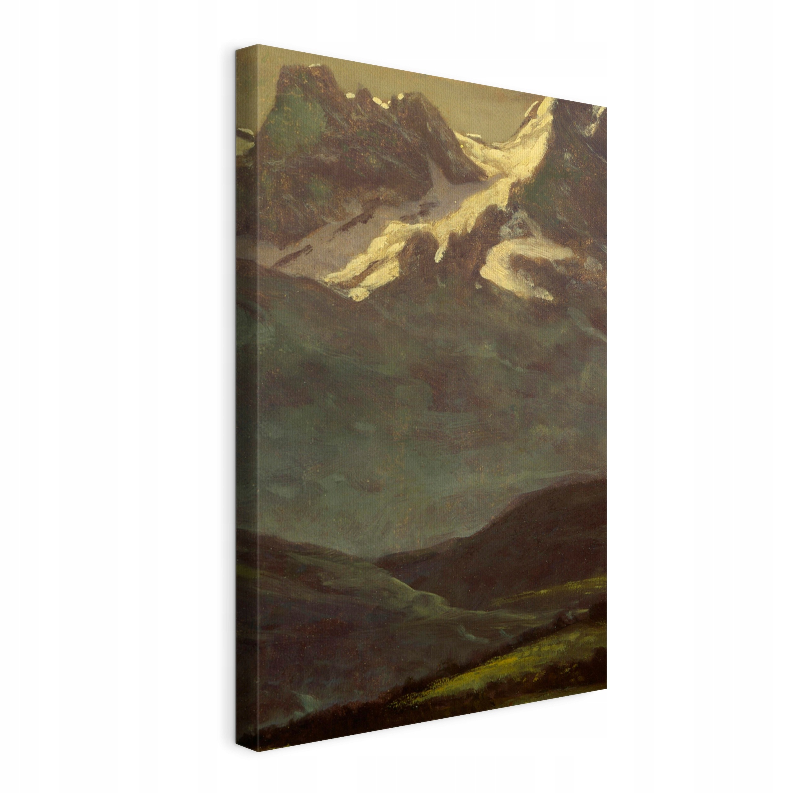 Obraz na plátně Bierstadt Letní sníh na Peaks nebo sníh 70x100 cm