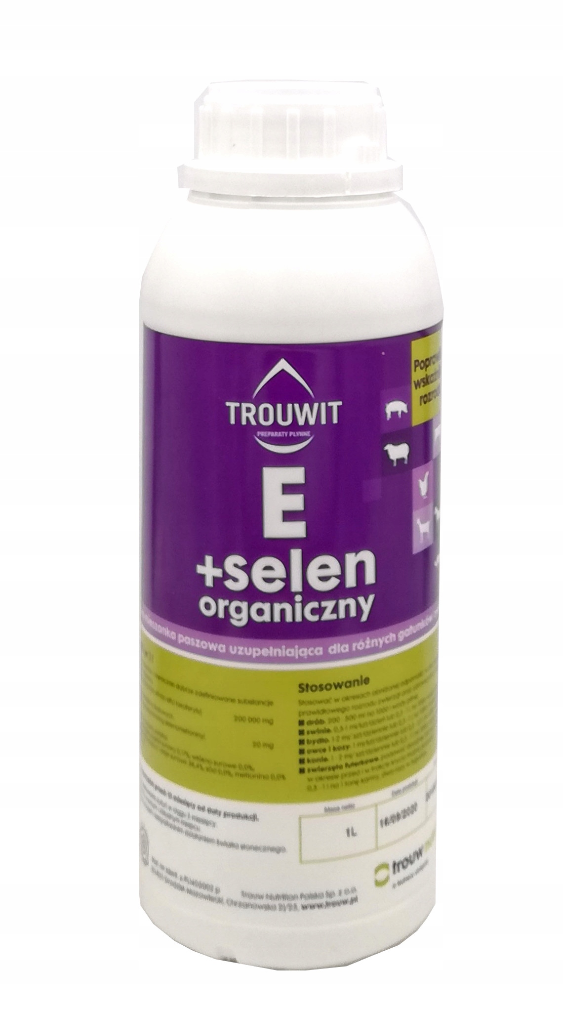 

Trouwit E Selen organiczny 1 L witaminy minerały