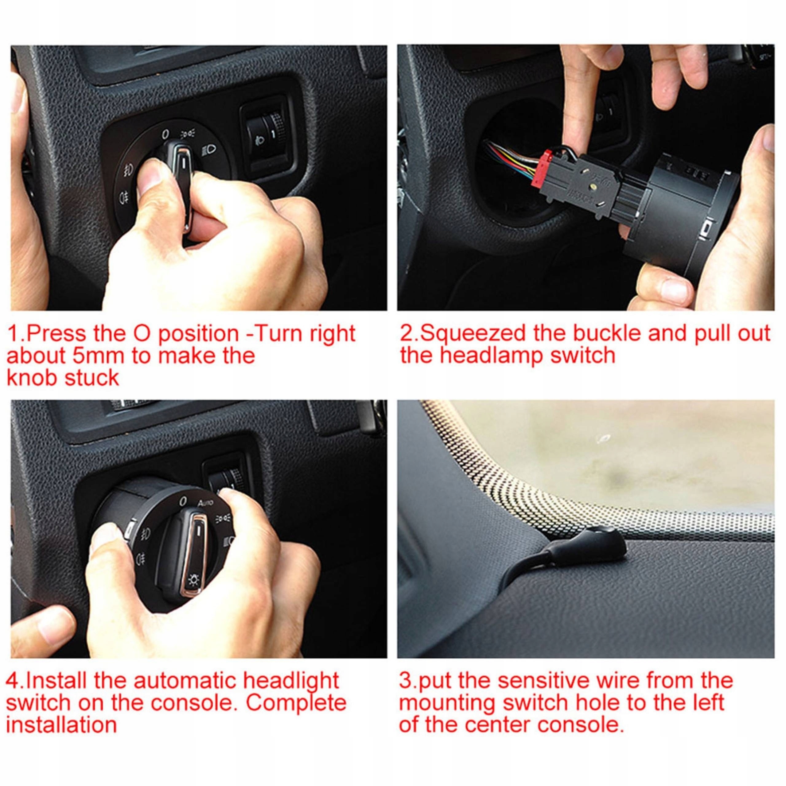 PRZEŁĄCZNIK STEROWANIA REFLEKTORAMI DO VW MK4 B5 Typ samochodu Niezdefiniowany