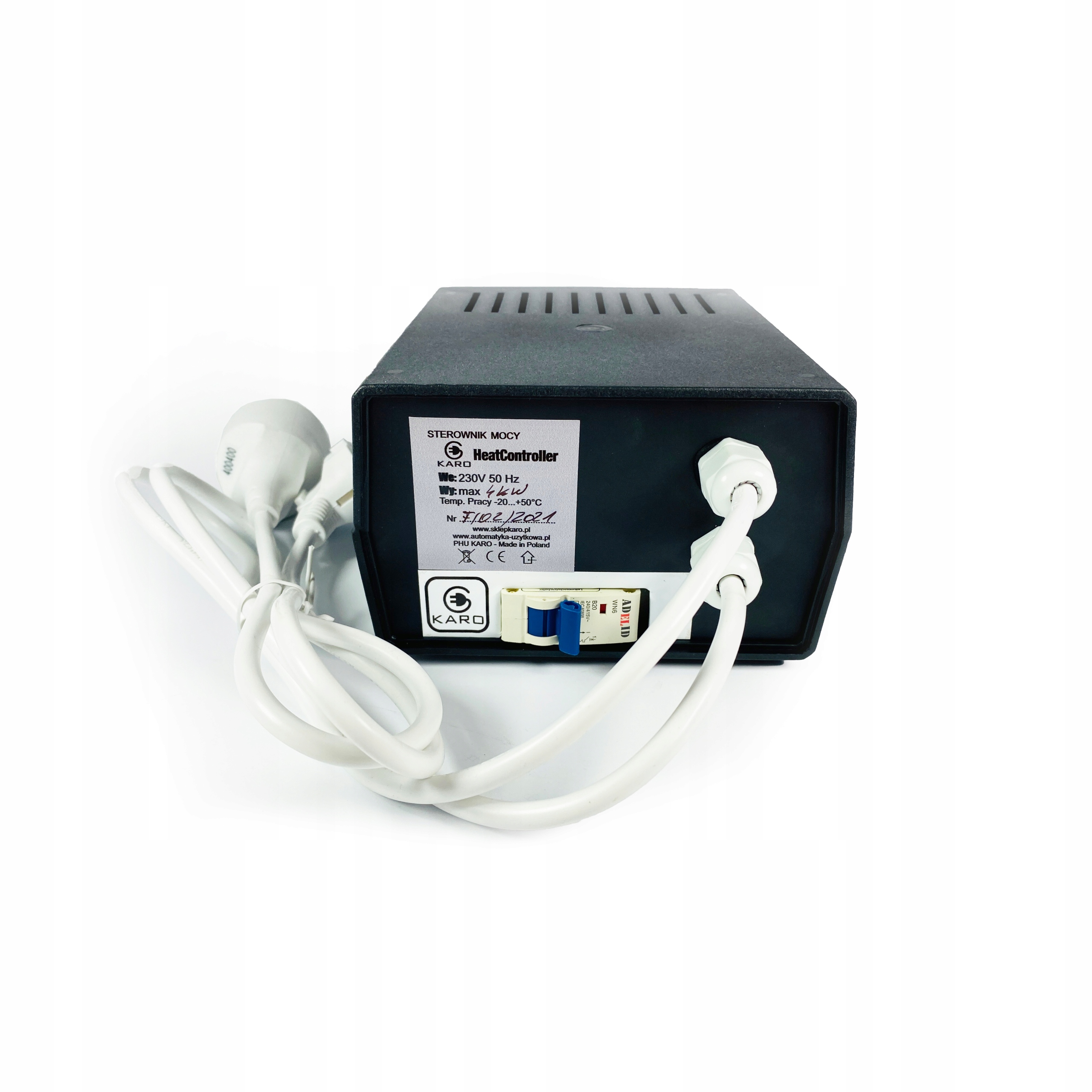 REGULATOR sterownik mocy GRZAŁKI promiennika 4kW Model HeatController4kW