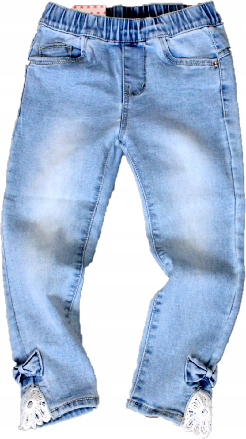

Spodnie jeans Kokada koronka Cyrkonie 110-116