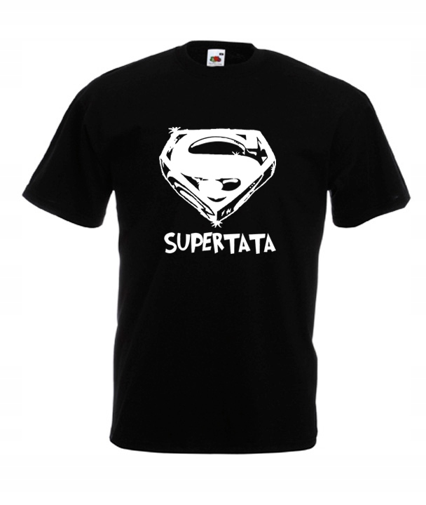 

M Koszulka Męska Dzień Ojca Super Tata Dla Taty