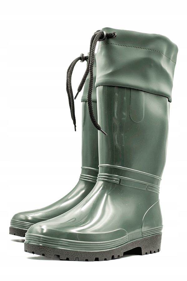 Kalosze damskie gumowce zielone ogrodowe gumiaki do ogrodu Demar Rozmiar 39-40