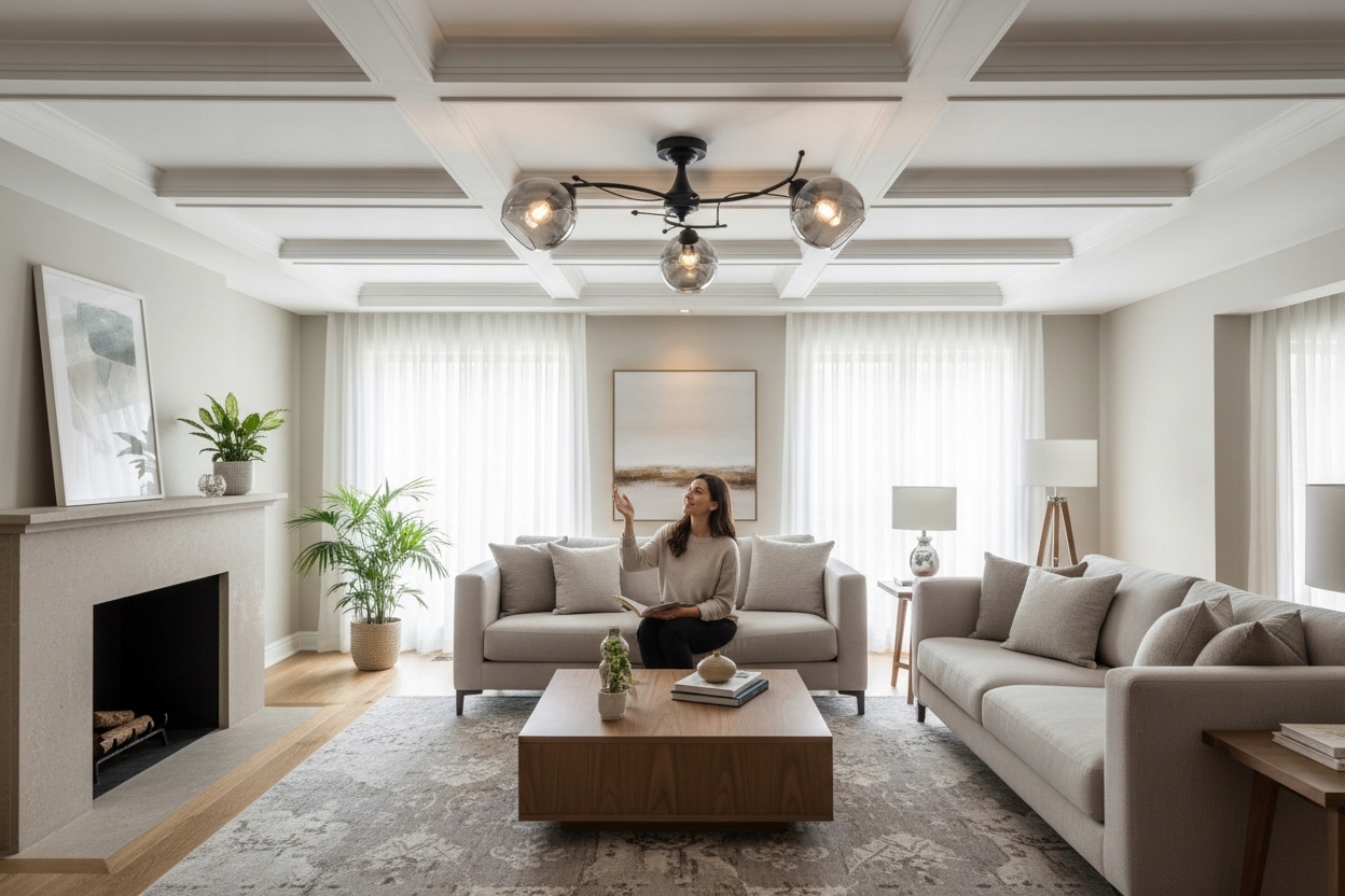 Euro-Lamp Stropná lampa Eliza 3 Čierna tienidlo chrómová guľa Výrobca