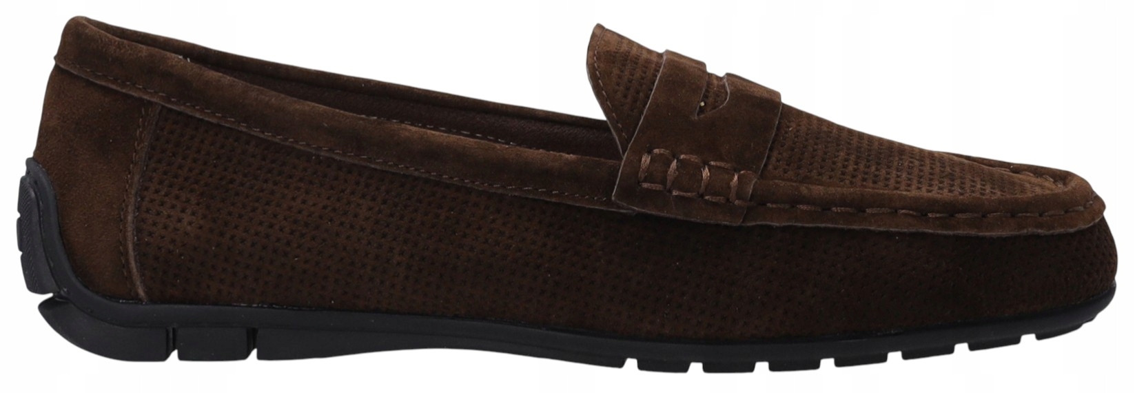 Dámské Semišové Kožené Mokasíny Měkké Pohodlné Hnědé Módní Venezia 37