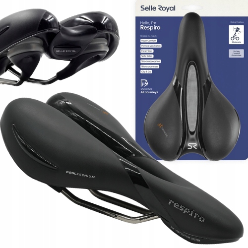 Siodełko Selle Royal Respiro Soft Moderate 60st żelowe elastomery 277x182