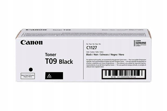 Originálny toner Black Canon i-SENSYS X C1100, C1127 (T09BK, 3020C006)