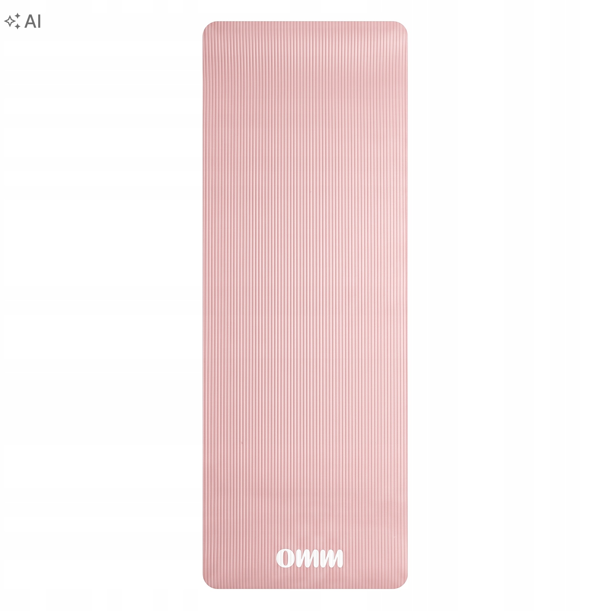 Podložka na pilates Omm Yoga 10 mm růžová 183 x 68 cm