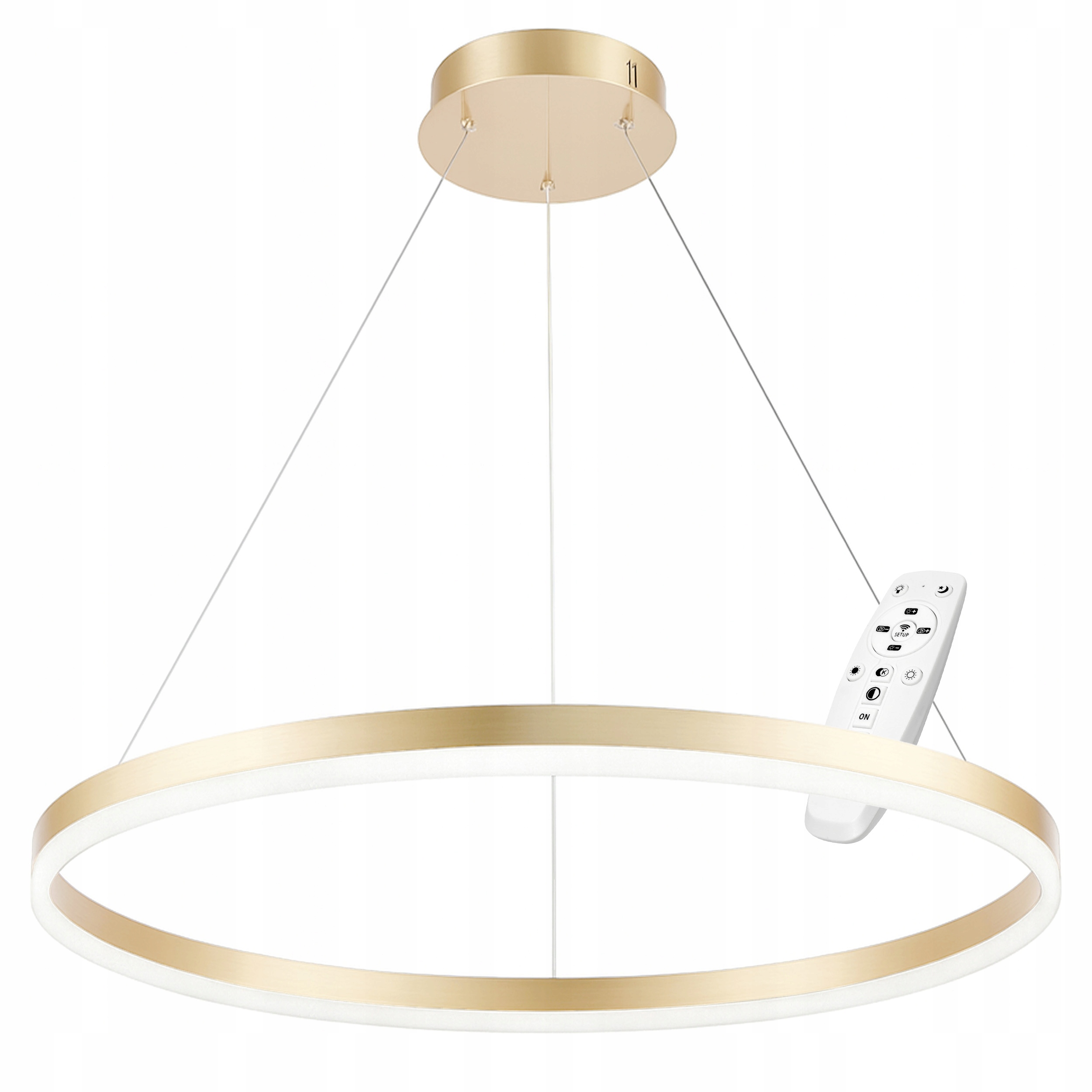 Led stropná lampa Závesný luster stropné svietidlo 52W Cct 3 farby Diaľkový Ovládač