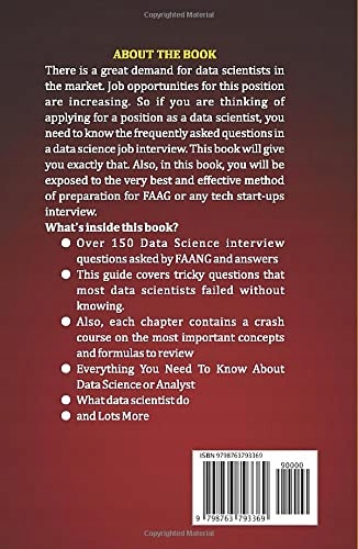 Colter, Ben An Insider's Guide to Nail Data Science Interviews: A Quick Ref Język publikacji angielski