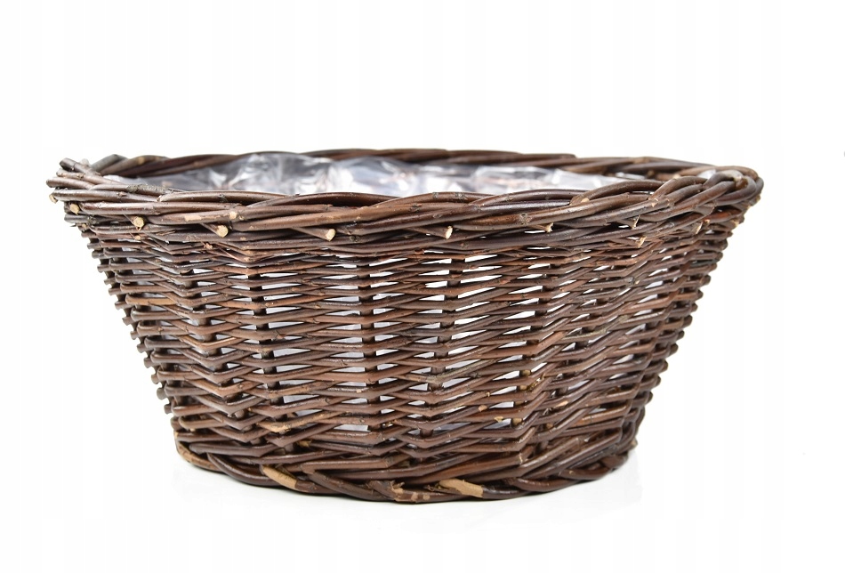 Donica wiklinowa na kwiaty balkon do ogrodu ⌀ 40cm Marka Wik-World