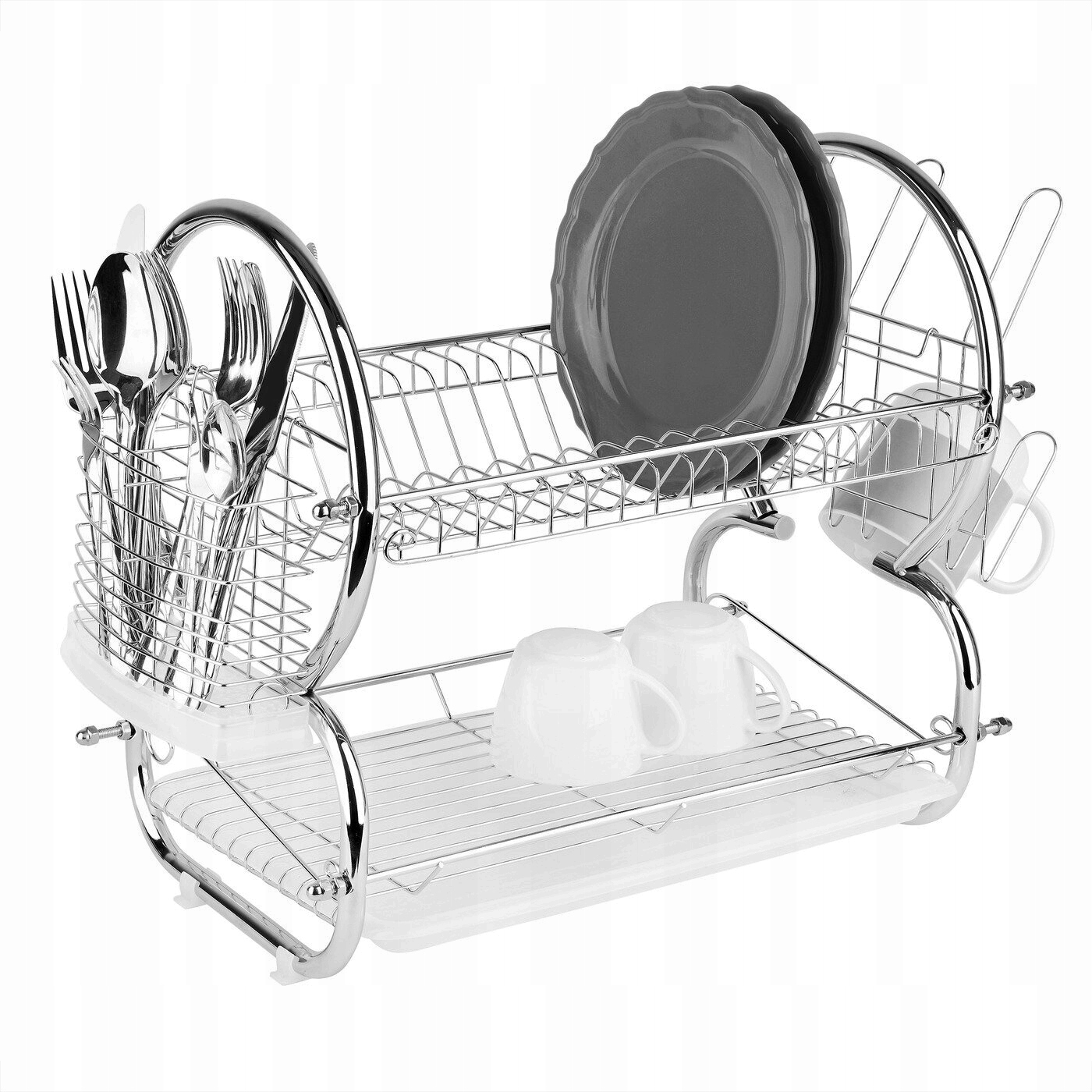 Levně odkapávač na nádobí odkapávač na nádobí Omega 56,5 x 25 x 38 cm