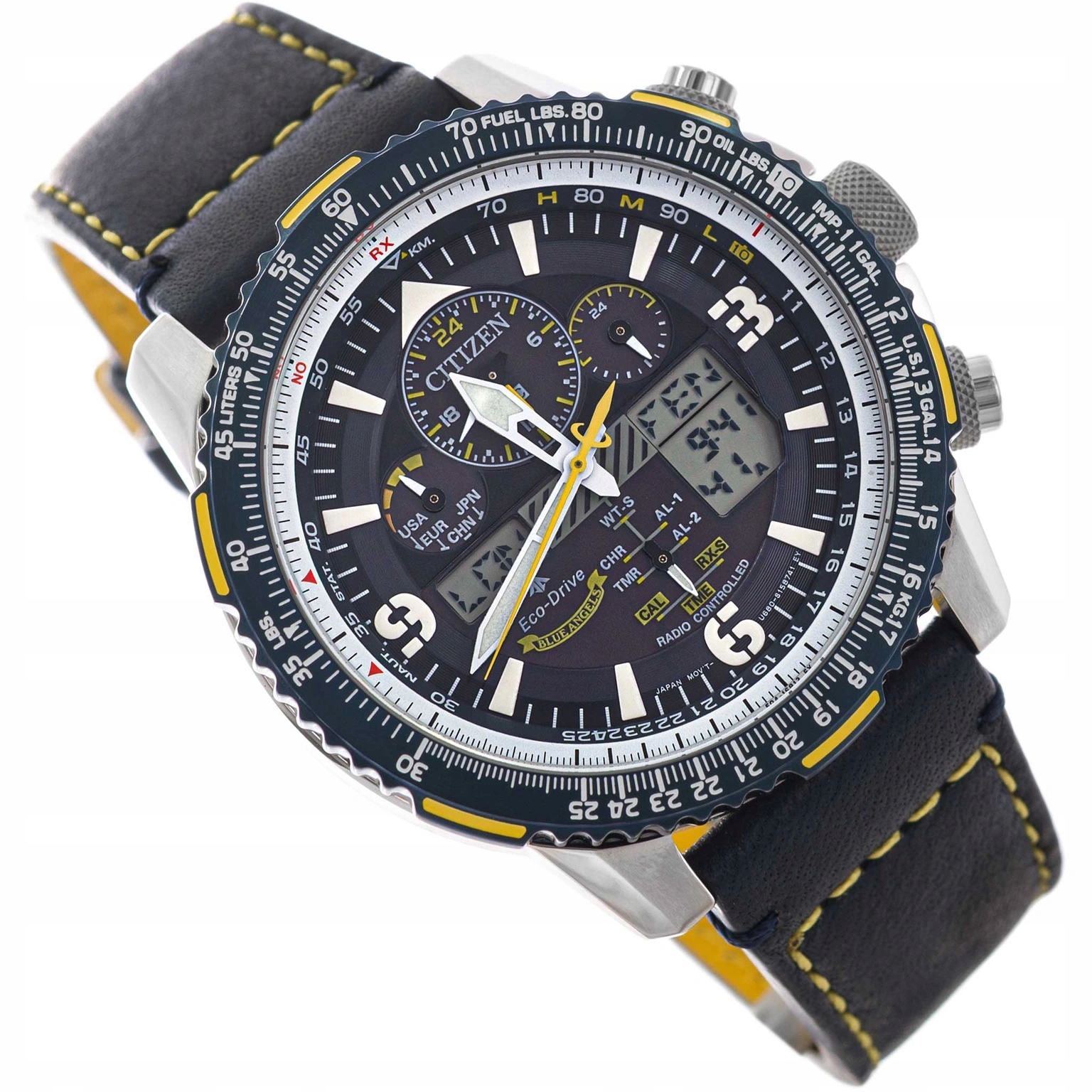 Pánské Hodinky Citizen JY8078-01L Promaster Skyhawk Blue Angels, Tmavě Modrá Barva