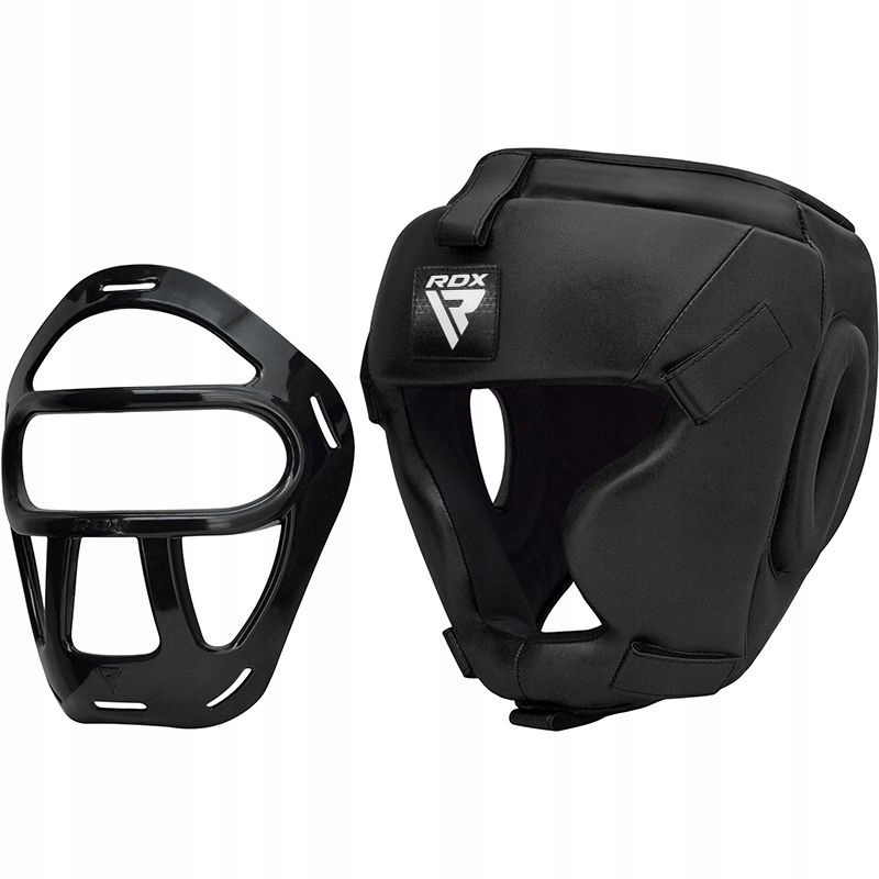 Kask bokserski Ochronny z zdejmowaną kratką Rdx HGR-T1FB-S Rozmiar S